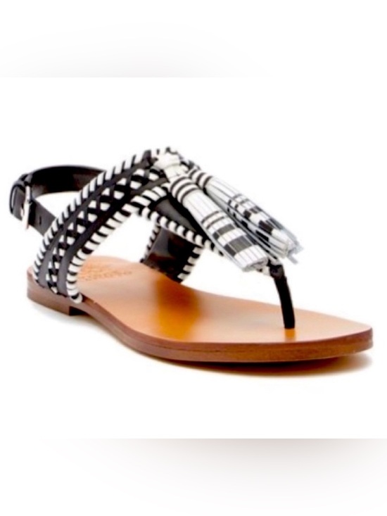 Vince Camuto Shoes - Vince Camuto Rebeka Flat Sandals Size 9M Chic Casual Slip-On Summer Sandals